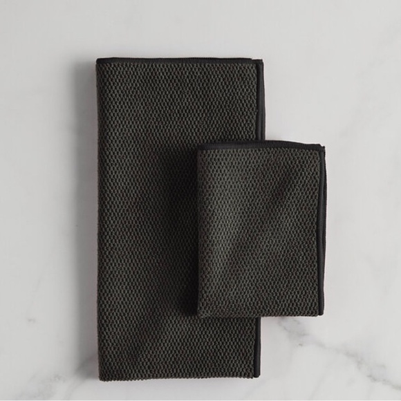 Norwex Diamond Weave Kitchen Cloth and Towel Set- Onyx - New Release! - Picture 1 of 4